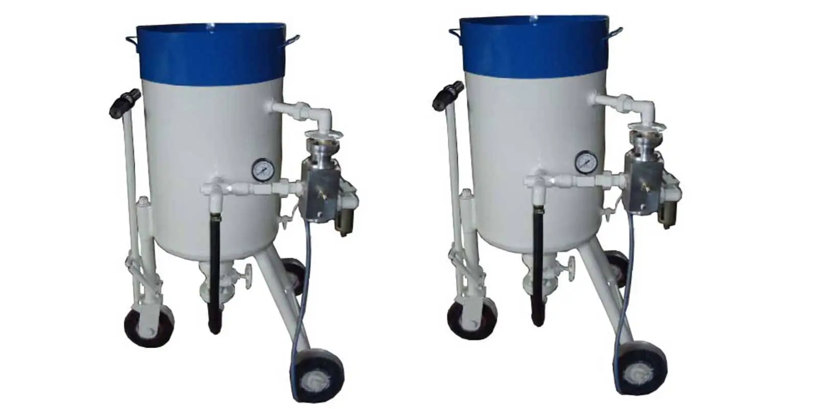 Working of Portable Sand Blasting Machine