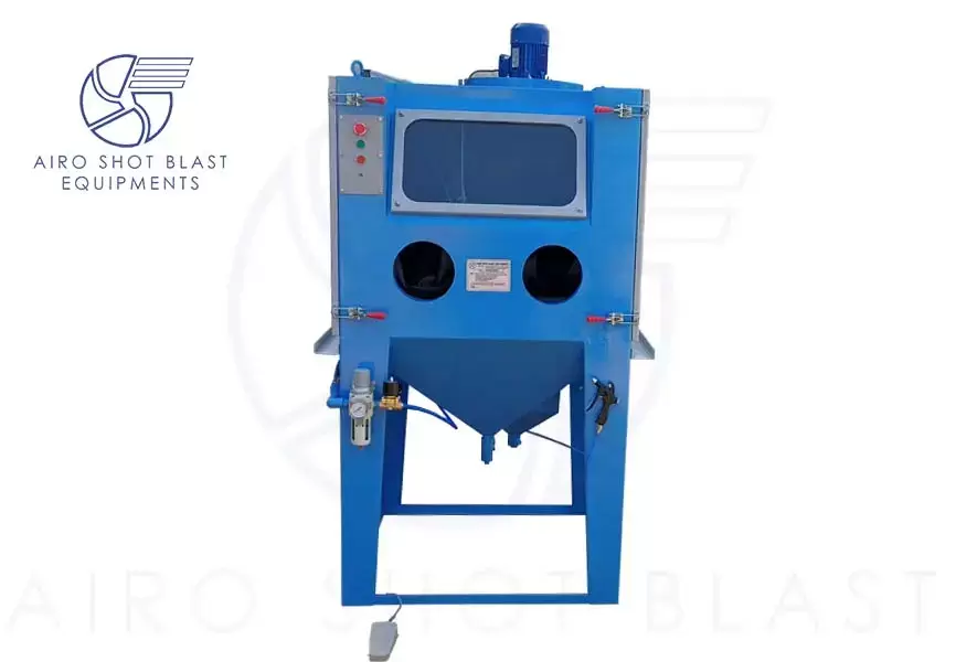 Shot blasting machine view 2